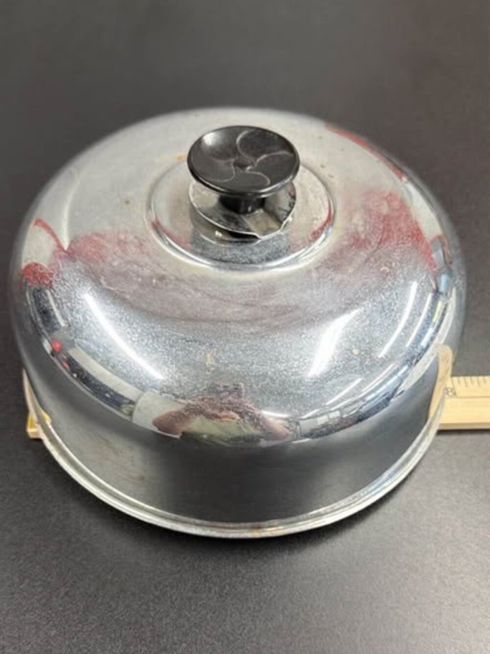 Vintage Chrome Cake Cover